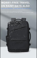 Mochila Multifuncional Fenruien Para Hombres Moda Negocios Clásica De Viaje Alta Calidad Ajuste Para Portátil De 17.3 Pulgadas - details 11