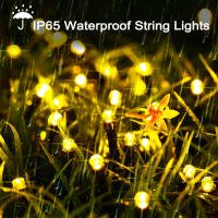 Luces De Cadena LED Solar Para Exteriores Impermeables Luz De Navidad Para Jardín Patio Bodas Decoración De Año Nuevo - details 6