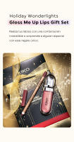 KIKO Milano Holiday Wonderlights Gloss Me Up Lips Gift Set, Kit de regalo de labios: brillo de labios hidratante y lápiz de labios cremoso - details 0