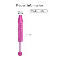 Herramienta De Succión Para Perlas Y Piedras Preciosas Con Cuatro Agujas Soporte De Cuentas Herramienta De Cogedor De Piercing Corporal Pluma De Polvo Metal Inoxidable - details 9