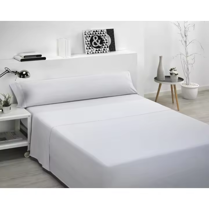 Donegal Collections - Juego de sábanas liso 100% Algodón - Desde cama de 90cm hasta cama de 180cm - disponible en varios colores - 1