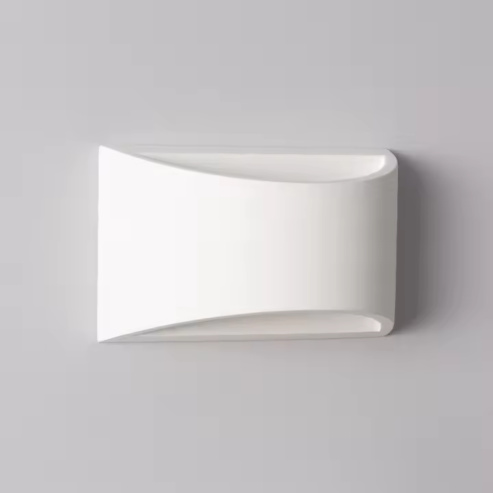 Ledkia Aplique de Pared de Yeso Fosty Blanco - 1
