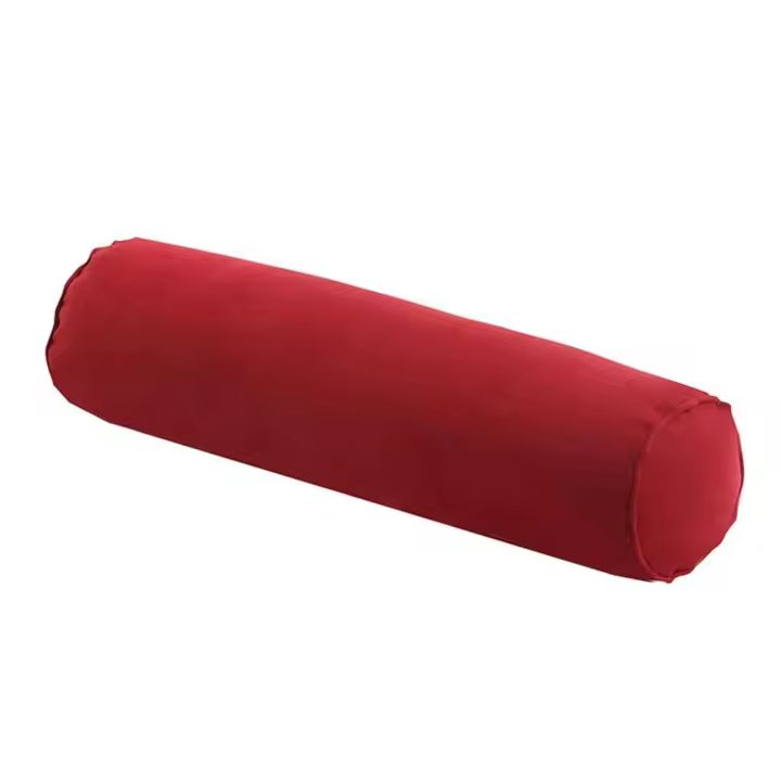 Almohada De Memoria Para El Cuello Con Forma Redonda Alivio Del Dolor Al Dormir Soporte Lumbar Hombro Con Bollo De Poliéster Tamaño 40x15x15 Cm - 1