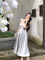 Vestido Elegante Casual De Verano Para Mujer Vestido De Fiesta Sin Mangas Vintage A-Line Sólido Chic Para Bodas Y Eventos - details 19