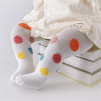 Tirantes Para Bebés Niñas Lawadka Auténticos Pantimedias De Algodón Con Punto Y Puntos Para Otoño Leggings Infantiles 0-12 Meses - details 4