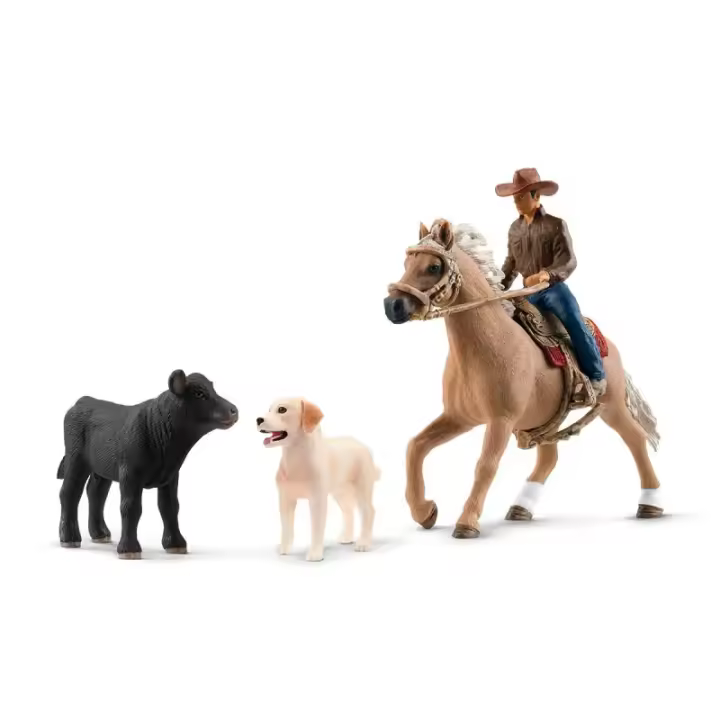 Schleich - Equitación del Oeste - Juego de Granja Interactivo - Desarrolla Habilidades Motoras - 1