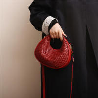 Bolso De Hombro PU Cuero Moda Color Sólido Con Red Trendy Bolso Cruzado Pequeño Para Damas Lujo Diseñador Bolsos De Mano - details 2