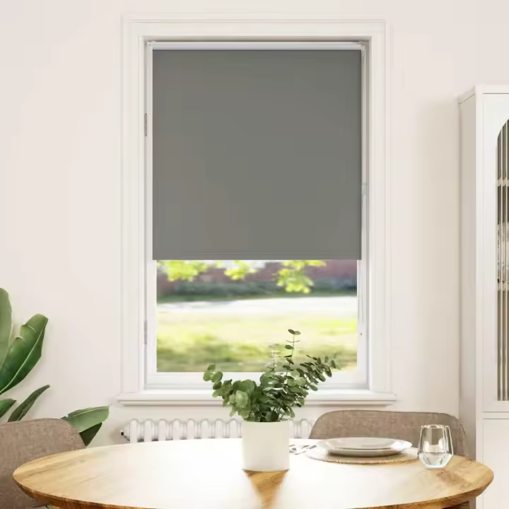 Estor Enrollable Opaco gris 80x175 cm Tela Ancho 75,7 cm - 1