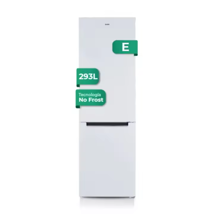 Frigo Combi No Frost SVAN SC185602ENF Alto 185cm x 60cm Clase E Blanco  | 293 L, Zona fresca, Multi Air Flow, Autonomía 8.5 horas, Puertas reversibles - 1