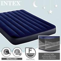 Colchón Hinchable,COLOR AZUL MARINO,CAMA HINCHABLE,INDIVIDUAL 1 PERSONA,ANCHO 76CM,LARGO 191CM,ALTURA25CM,INTEX,FESPU - details 3
