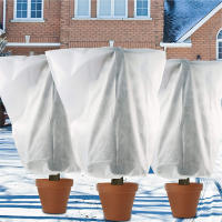 Protector De Helada Para Plantas Portátil Reutilizable Invierno Otoño Cálido Mantener Jardín Frutas Vegetales Cobertura De Árboles Con Cordón - details 1