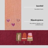 QUALITY TOWELS. Lote de 3 PAÑOS DE COCINA BORDADOS modelo BAHAMA. Fabricados en tejido 100% algodón. Medida: 50x50cm. Muy absorbente. - details 3