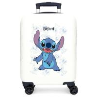 Maleta de Cabina Happy Stitch Rígida 50 cm - Blanco - Disney, Resistente y Divertida para Tus Aventuras de Viaje - details 0