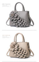 Bolso De Hombro Floral De Cuero PU Estilo Europeo Y Americano Nueva Moda 2024 Bolso Portátil Lindo Al Mejor Precio - details 14