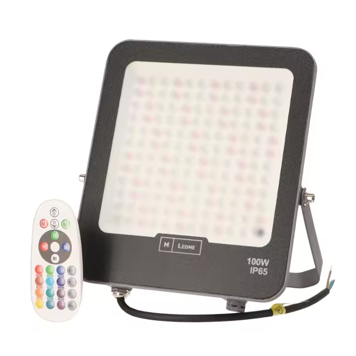 IluminaShop - Foco Proyector LED SMD Chip Osram Mini On Plus 100W RGB Regulable IP65 - 1