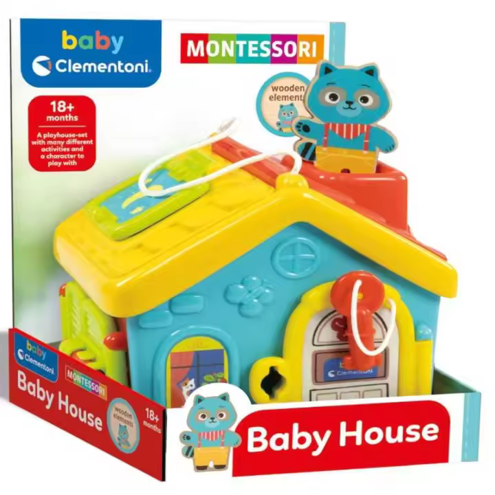 Baby Montessori - La casa de los cerrojos Infantil Clementoni - 1