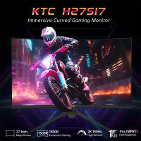KTC Monitor Gaming Curvo de 27 ”, 180Hz, 2K QHD 2560 x 1440, 1ms, HVA 1500R Sin Marco, FreeSync & G-Sync, 16:9, 120% sRGB_4000:1_250cd/m²_3ms _Flicker-Free_ Low Blue Light, Pantalla de reducción de luz Azul, DP1.4, HDMI2.0, H27S17 - details 0
