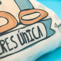 YOSIQUESE Bolsa de Tela | Modelo: list: 'Eres únic@'|'Eres únic@' | Productos y regalos solidarios hechos por personas con discapacidad - details 3