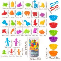 Juguete Educativo De Montessori Para Niños Juego De Coloría Con Coches Y Animales Aprendizaje De Conteo Y Cognición De Animales Para Jardín De Infantes - details 4