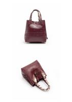 Bolso Bandolera Para Mujer CH Embossed Con Diseño De Impresión De Letras Gran Capacidad Elegante Temperamento Bolso De Mano Casual - details 29