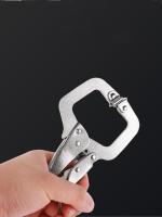 Aguja De Tijera Multifuncional De Acero Carbono Para Carpintería Y Soldadura Pinza De Bloqueo Con Mango Curvo Herramienta De Juego Ajustable Localizador De Tenón - details 3
