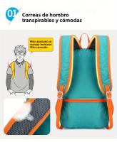 Mochila Portátil Plegable Ultraligera Para Montañismo Ciclismo Viajes Y Senderismo Bolsa De Escalada Deportiva Unisex - details 5