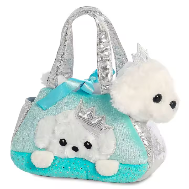 Peluche fancy perro blanco 21cm - 1
