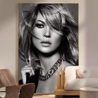 Pegatinas De Pared Kate Moss Vintage Posters Papel Adhesivo Blanco Calidad HD Decoración Moderna Retro Y Nostálgica Para Hogar Oficina Café - details 5