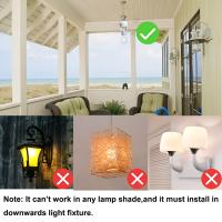 Soporte De Lámpara E27 Con Sensor De Movimiento PIR 360 Grados Y Luz LED No Ajustable Tiempo De Retardo Base De Diodo Emisor De Luz AC 100V-265V - details 4