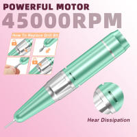 Taladro De Uñas Profesional 45000RPM Con Modo Pausa Máquina De Manicura Eléctrica Para Esmalte De Gel Y Salón De Belleza Accesorios De Taladro De Uñas - details 4