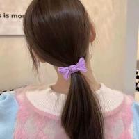 10Pcs/set Cinturones De Cabello Para Mujeres Y Niñas Con Lazo Colorido 4CM Elásticos Accesorios De Cabello Fashion Para Niñas Regalo - details 3