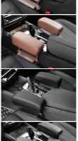 Caja De Reposabrazos Para Coche Soporte De Codo Ajustable Organizador De Espacio Entre Asientos Almohadilla De Reposabrazos Universal Accesorios Para Coche Material PU Cuero - details 9