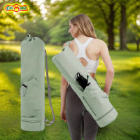 Bolsa De Transporte Para Manta De Yoga Grande Con Bolsillo Impermeable Para Agua Y Estuche Largo Con Correa Ajustable Y Cordón De Cierre - details 1