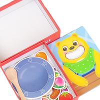 Juguetes De Enseñanza Temprana Para Niños Cuchara De Entrenamiento De Motricidad Finas Simulación Doméstica Alimentos Juguetes De Alimentación De Oso Peluche Puzle - details 0