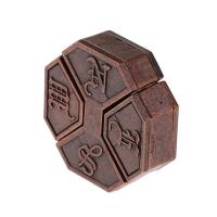 Puzzle De Metal Teoría De Los Ocho Trigramas Juguete De Desafío Para Cerebro Caja De Fidget Juego De Lógica Y Sabiduría Para Niños Y Adultos - details 2