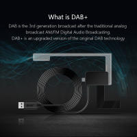 Radio De Coche Con Antena Aerial DAB/DAB+ Montaje En Ventosa De Parabrisas Receptor De Señal USB Para Europeo - details 8