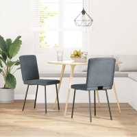 vidaXL Sillas de comedor 2 unidades terciopelo en color Verde claro/Marrón/Azul y más | cómodas modernas ergonómicas para comedor cocina salón hogar - details 3