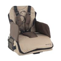 Trona portátil bebé Monkey  Mobiclinic ®  Trona de viaje De 6 a 36 meses Hasta 15kg Plegable Arnés Ajustable de 5 puntos Con almacenamiento Trona portátil Silla bebe Color Beige - details 0