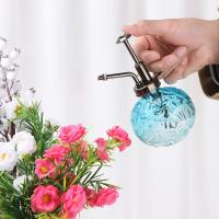 Botella De Rociador De Vidrio Y Metal Para Jardín Retro Con Tapa De Presión Y Rostrón De Alta Atomización Herramienta De Riego Para Plantas Capacidad 240ML Tamaño 9*16cm - details 7