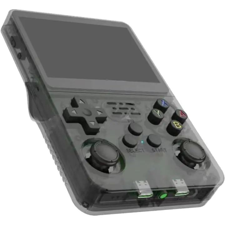 Consola Portátil R36S, 128GB 17800 juegos (blanco, amarillo, negro, morado, naranja, verde, azul) Sistema Linux, Pantalla IPS de 3,5", Reproductor de Vídeo de Bolsillo Portátil, nuevo, envio 24h - 1
