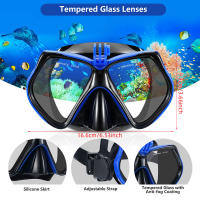 Juego De Snorkel Para Adultos Mascarilla De Natación Con Cámara GoPro Deportes Acuáticos Anti-Vaho Gafas Secas Tubo De Snorkel Profesional - details 12
