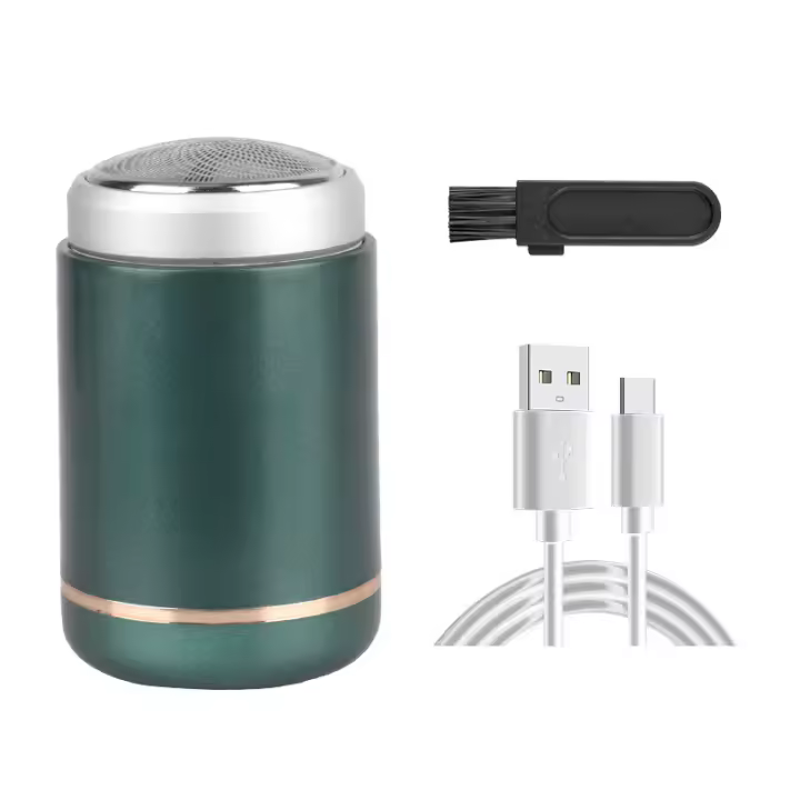 Afeitadora Eléctrica Portátil Para Hombres Recargable Afeitadora De Barba USB Recargable Trimmer De Barba Viaje Recomendado - 1