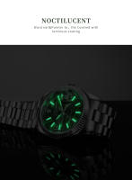 Reloj Mecánico De Pulsera CADISEN 40MM Con Dial De Hoja De Palma Lujo Automático Para Hombres Espejo De Zafiro MIYOTA 8215 Reloj Verde Oliva Resistente Al Agua 10Bar - details 5