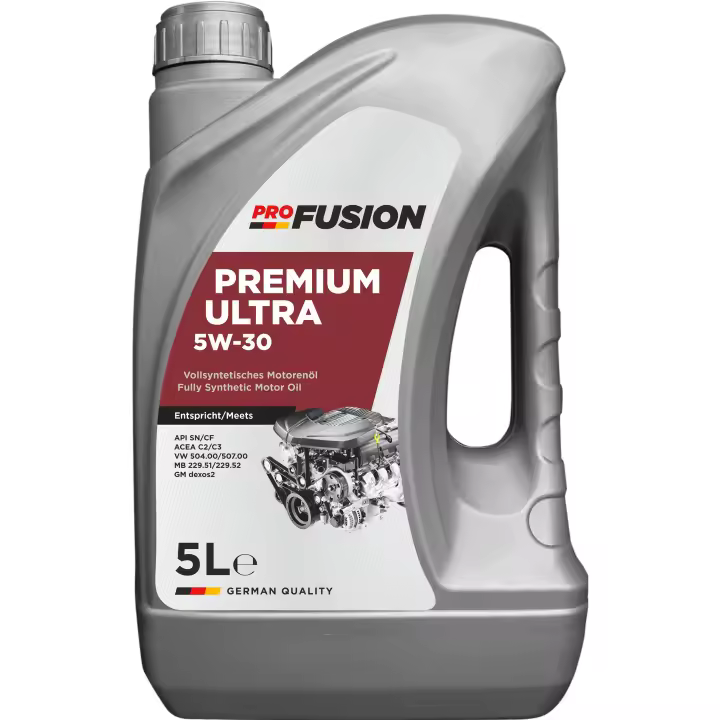 ProFusion Aceite para Motores Gasolina y Diésel - Lubricante Sintético para Coche 5w30 Premium Ultra C3 5L - 1