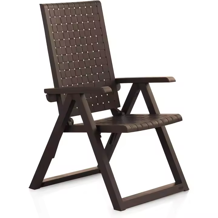 SP Berner Sillón Dream Multiposición para Exteriores - Wengué Resistente a la Intemperie - 1