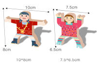 Juguetes Educativos Montessori DIY Muñeca De Equilibrio Bloques De Construcción Tablero Juegos De Pila Para Niños Y Niñas Edad 6-12 Años Madera - details 10