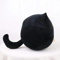 Juguete De Peluche Gato Negro Kawaii 2 Piezas Set Almohada Suave Regalo De Cumpleaños Y Navidad Para Niños De 3-6 Años Material De Peluche Relleno De Algodón PP - details 6