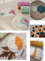 Cordón De Algodón Colorido Hecho a Mano Para Decoración Bohemia 4mm 100% Algodón Tejido Macramé DIY Para Casamiento Y Hogar 110 Yardas - details 1