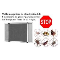 Mosquitera Extensible de Aluminio Blanco para Ventanas, Pantalla Antimosquitos Ajustable con Malla de Fibra de Vidrio, Protección Eficaz contra Insectos, Moscas y Mosquitos, Fácil de Instalar - details 7