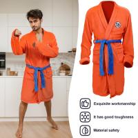 Bata De Baño De Anime Japonés Son Goku 2024 Para Hombres Y Mujeres Pijama Kakarotto De Algodón Flanel Suave Para Invierno Cómodo Casual - details 1